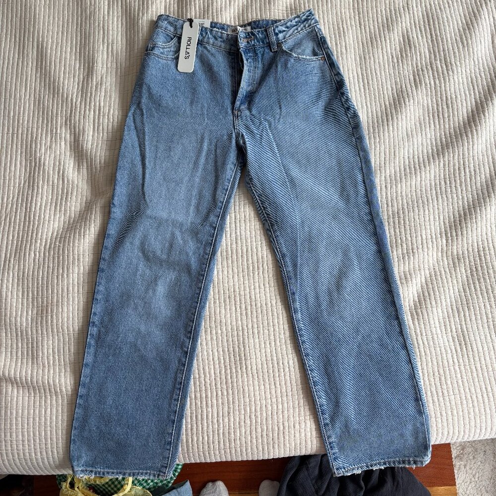 NWT Rolla's Classic Straight Ankle Kelly Jeans Size 26